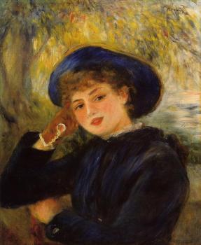 皮埃爾 奧古斯特 雷諾阿 Mademoiselle Demarsy, Woman Leaning on Her Elbow 皮埃爾 奧古斯特 雷諾阿 Mademoiselle Demarsy, Woman Leaning on Her Elbow